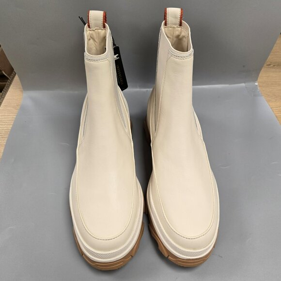 Sorel Ankle Boots in Cream and Tan - Picture 6 of 14